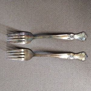 Old Company Plate / No Monogram / Rose 🌹 pattern